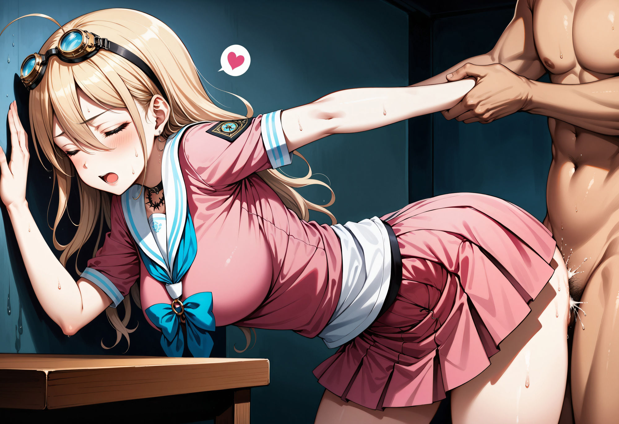 サンプル画像2:入間美兎（ダンガンロンパ）のエロCG集(農地改革) [d_392072]