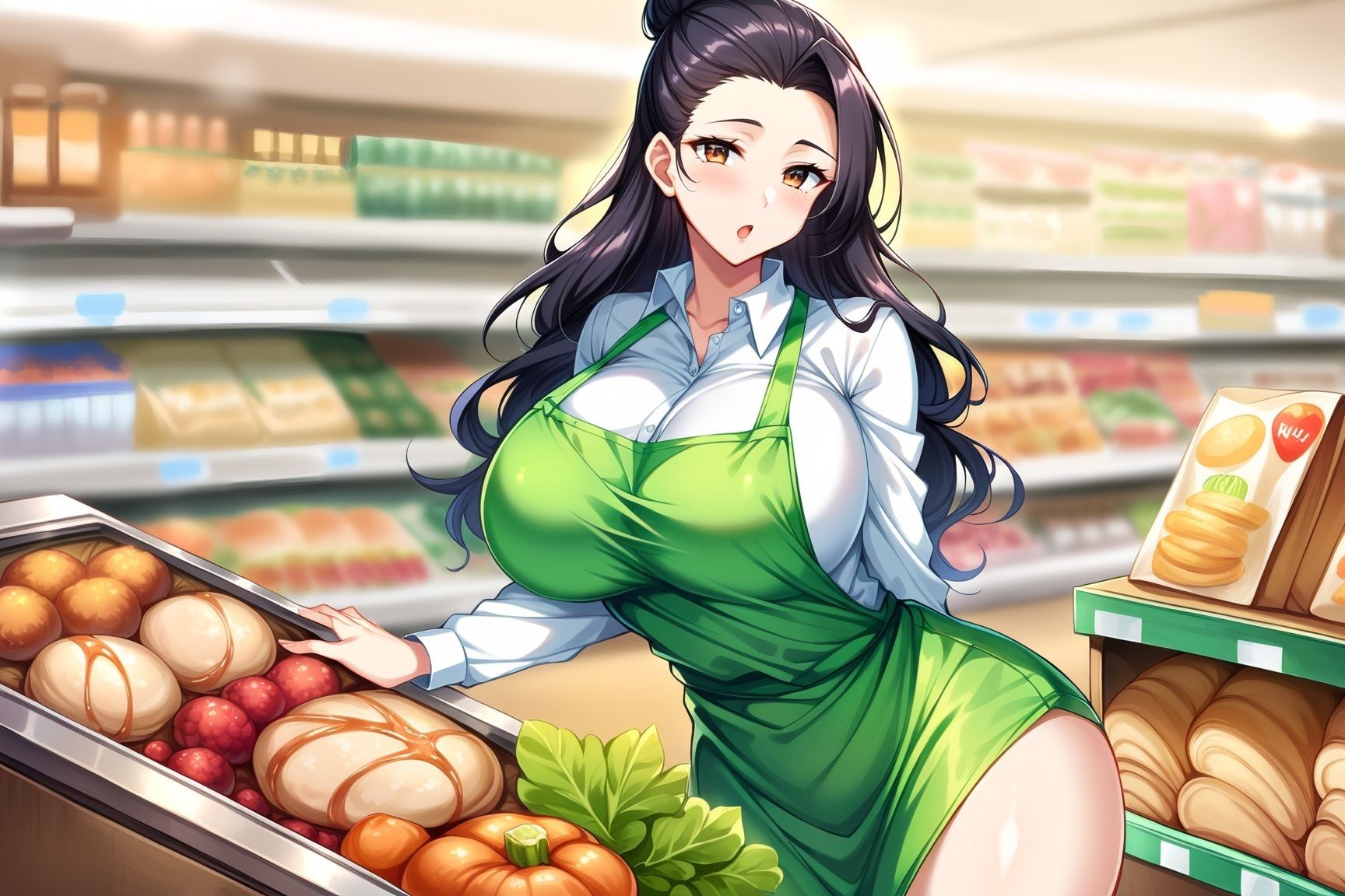 サンプル画像1:こんなスーパーはアリですか？(見学旅行) [d_392193]