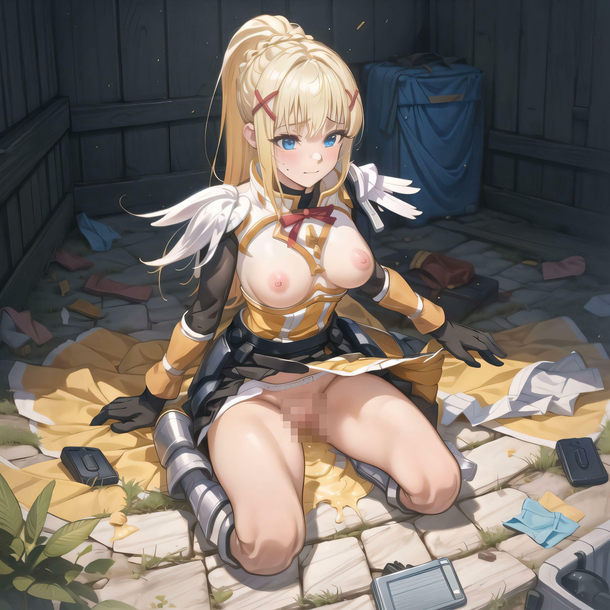 サンプル画像1:この素晴らしい敗北騎士に精液を(ふんわりしーん) [d_392237]