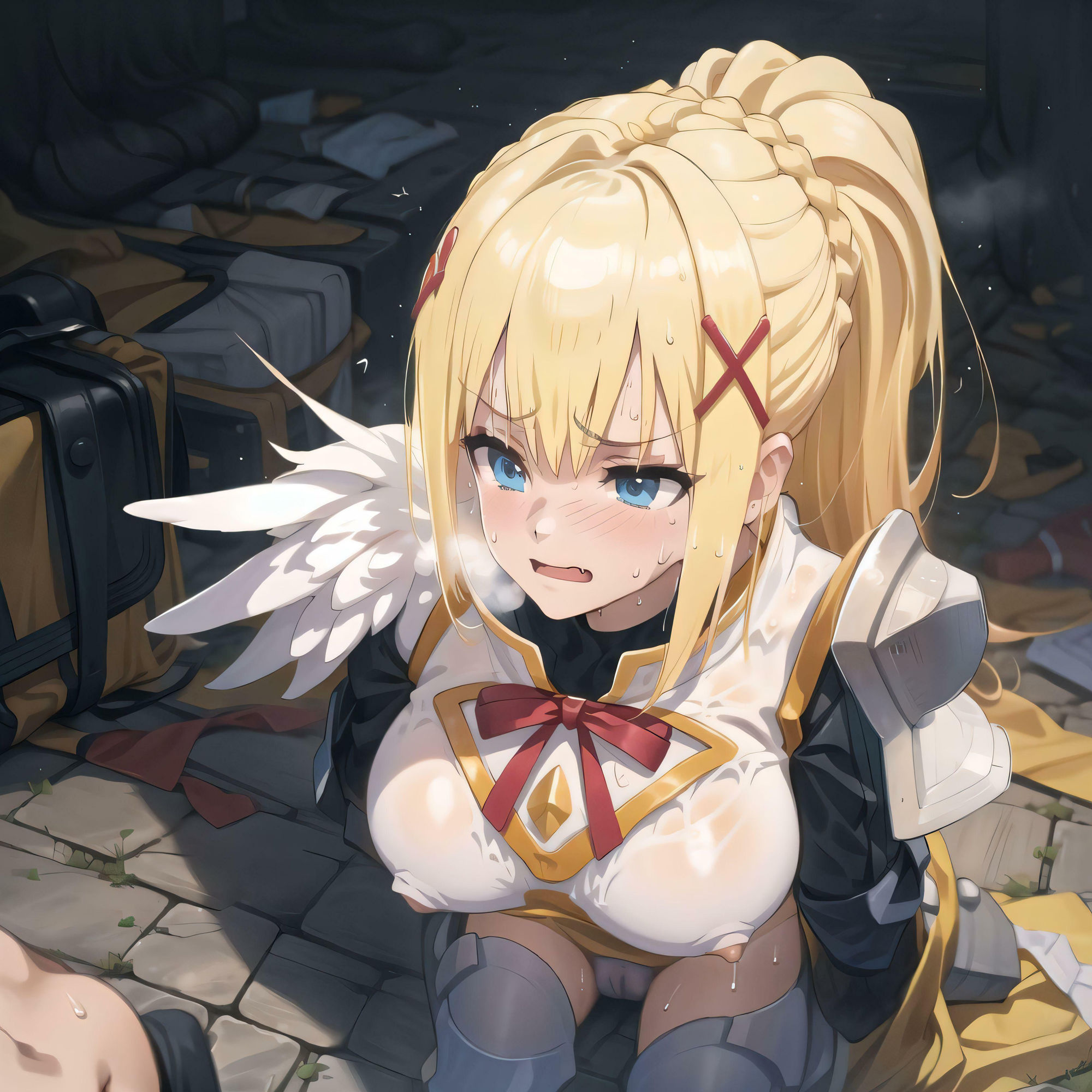 サンプル画像3:この素晴らしい敗北騎士に精液を(ふんわりしーん) [d_392237]