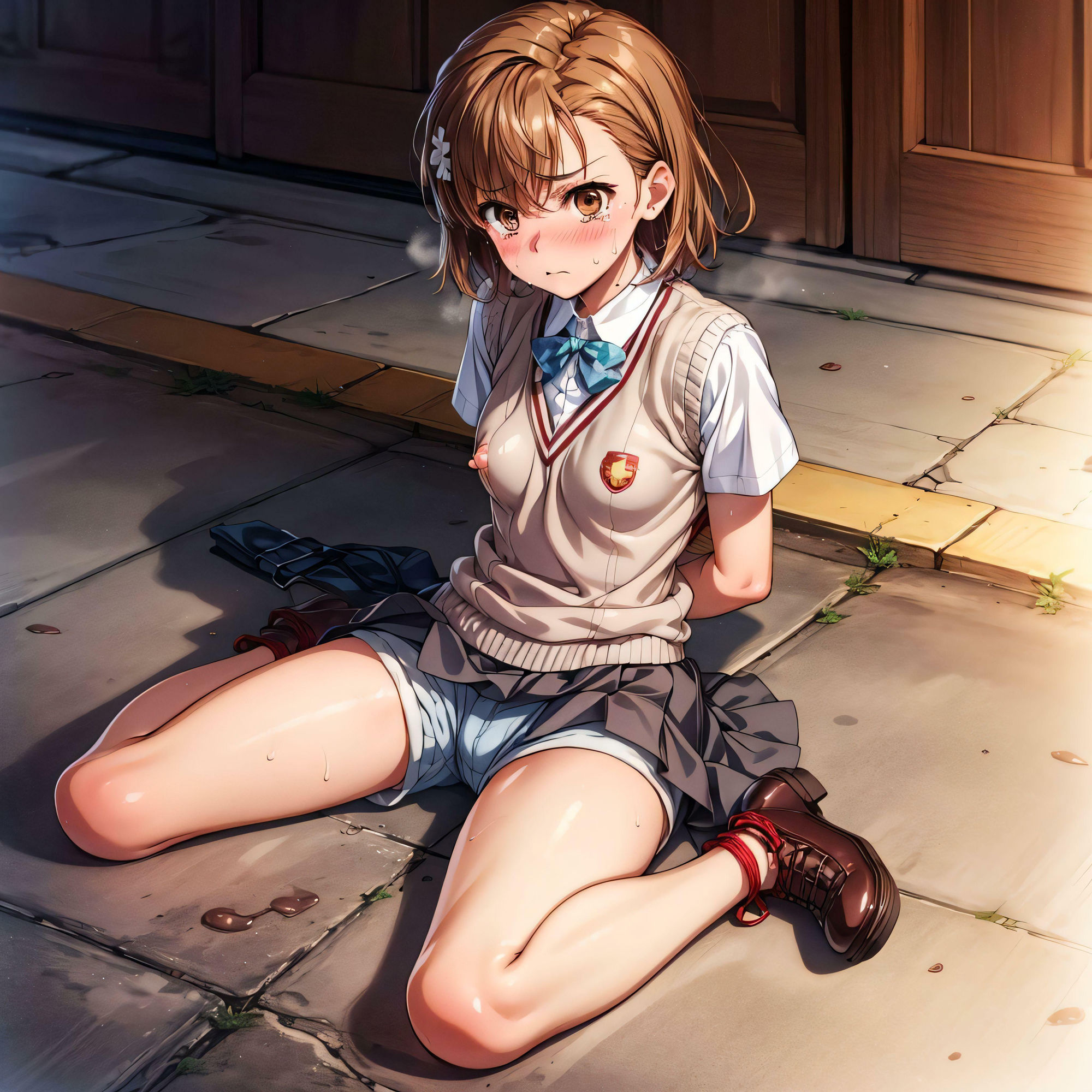 サンプル画像5:高飛車な少女を縛るとすがすがしい(ふわふわまくら) [d_392245]