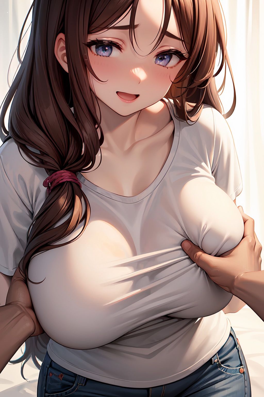 サンプル画像2:欲求不満な巨乳人妻（500枚）(MurabitoX) [d_392266]