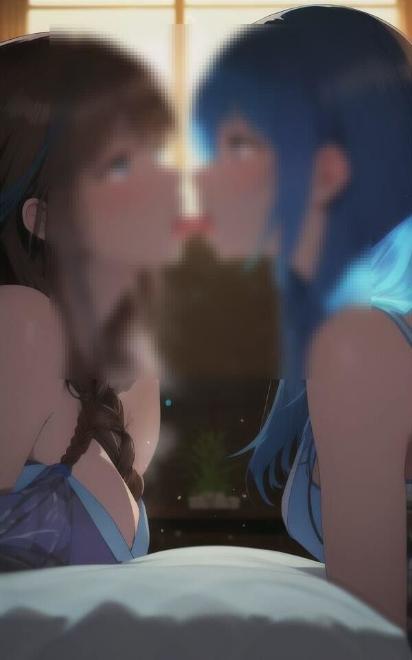 サンプル画像2:美少女達の美しい唾液(苺一エロ) [d_392384]