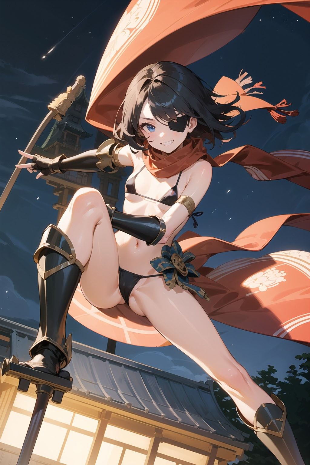 サンプル画像2:ドスケベくのいちの色仕掛け(猫PS) [d_392400]