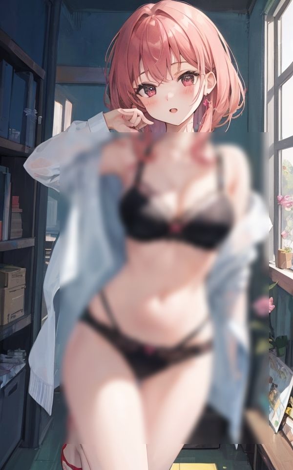 サンプル画像1:むっちり美乳の下着姿 〜美巨乳女子のそそる卑猥な姿〜(スタジオばなな) [d_392471]