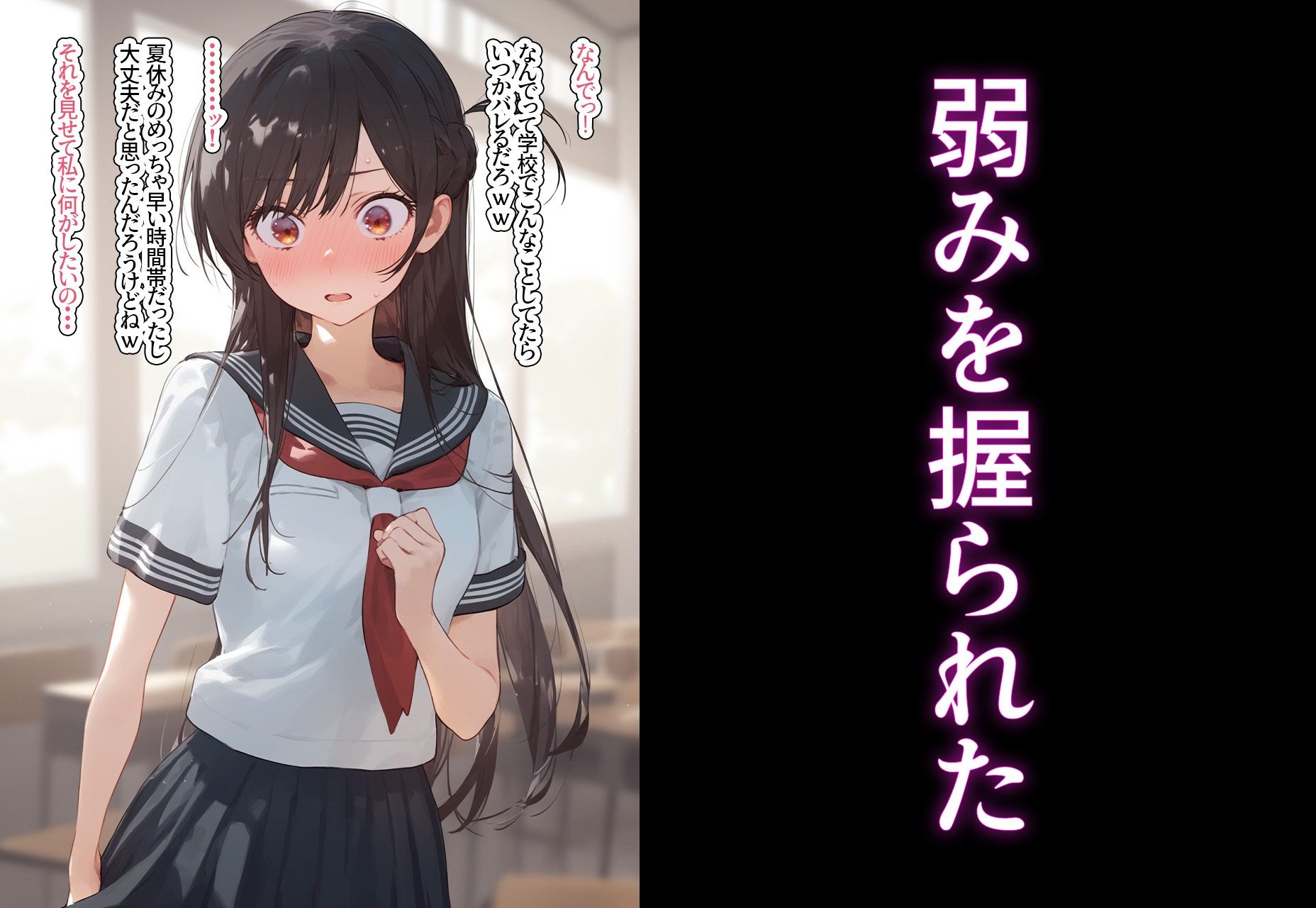 サンプル画像3:完堕ち！？寝取り物語〜弱みを握られたヒロイン達〜 水原◯鶴の場合(XXXガール) [d_392499]