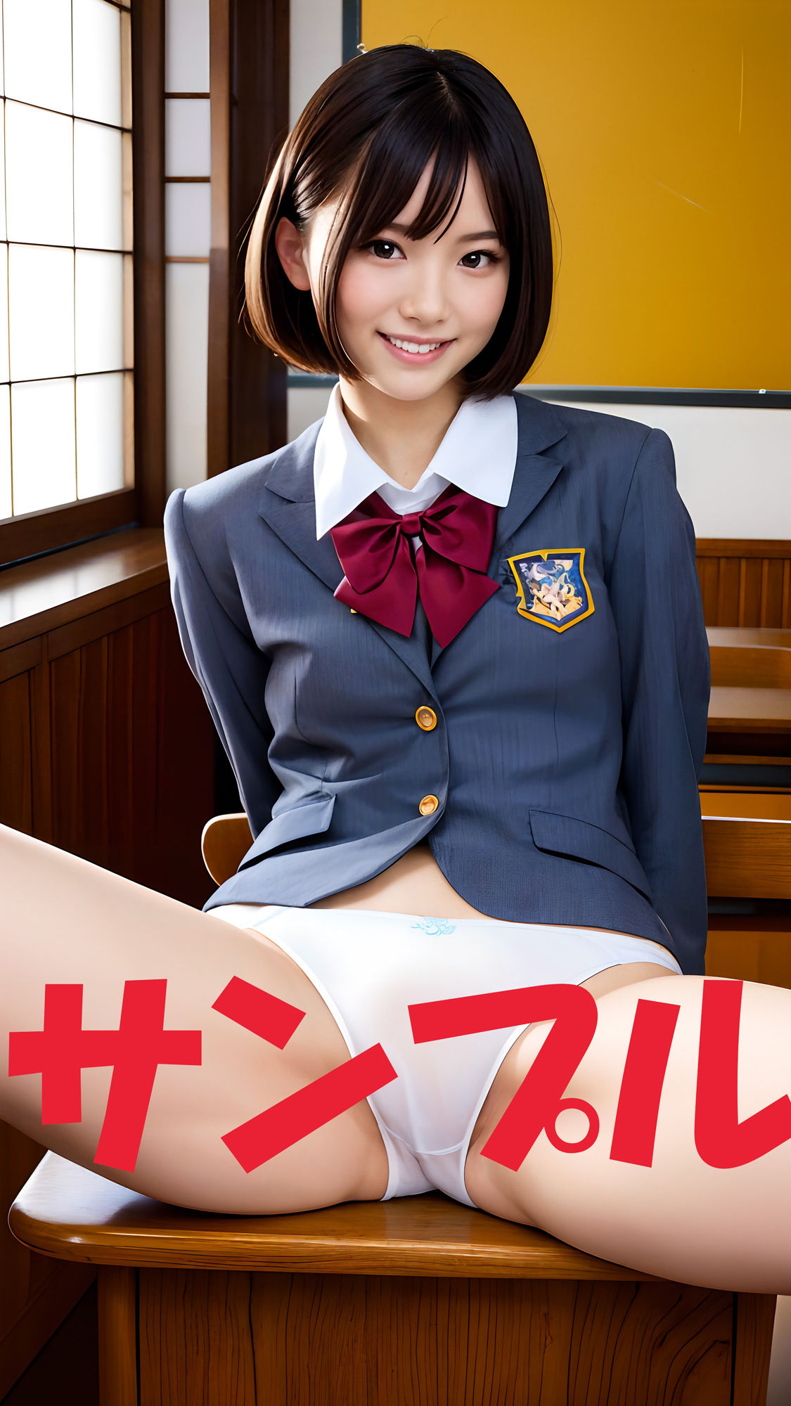 サンプル画像2:4K画質！全員18歳！拘りのM字開脚！第1弾＜教室であの子のあそこが見たい！＞(春海屋) [d_392534]