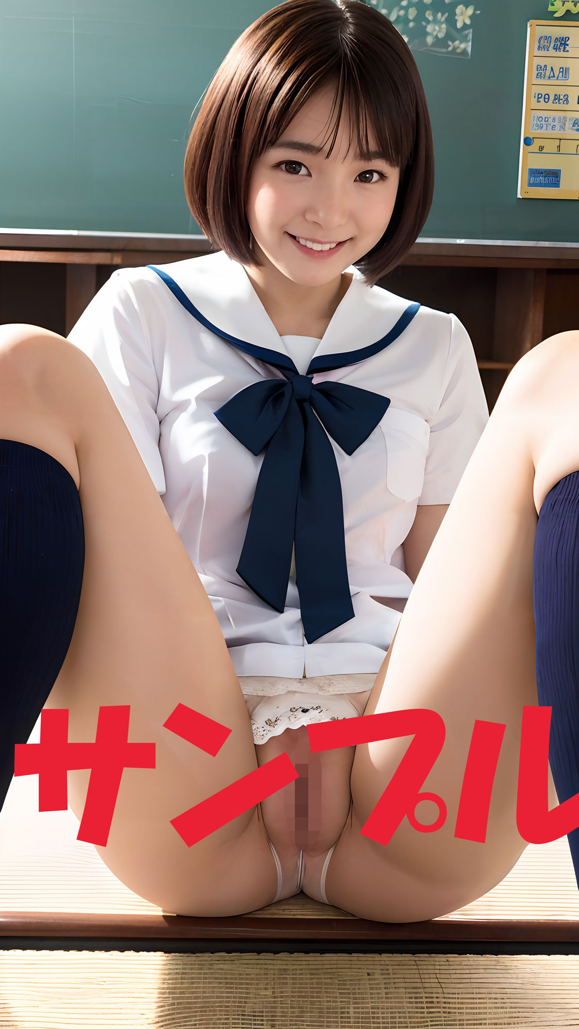 サンプル画像4:4K画質！全員18歳！拘りのM字開脚！第1弾＜教室であの子のあそこが見たい！＞(春海屋) [d_392534]