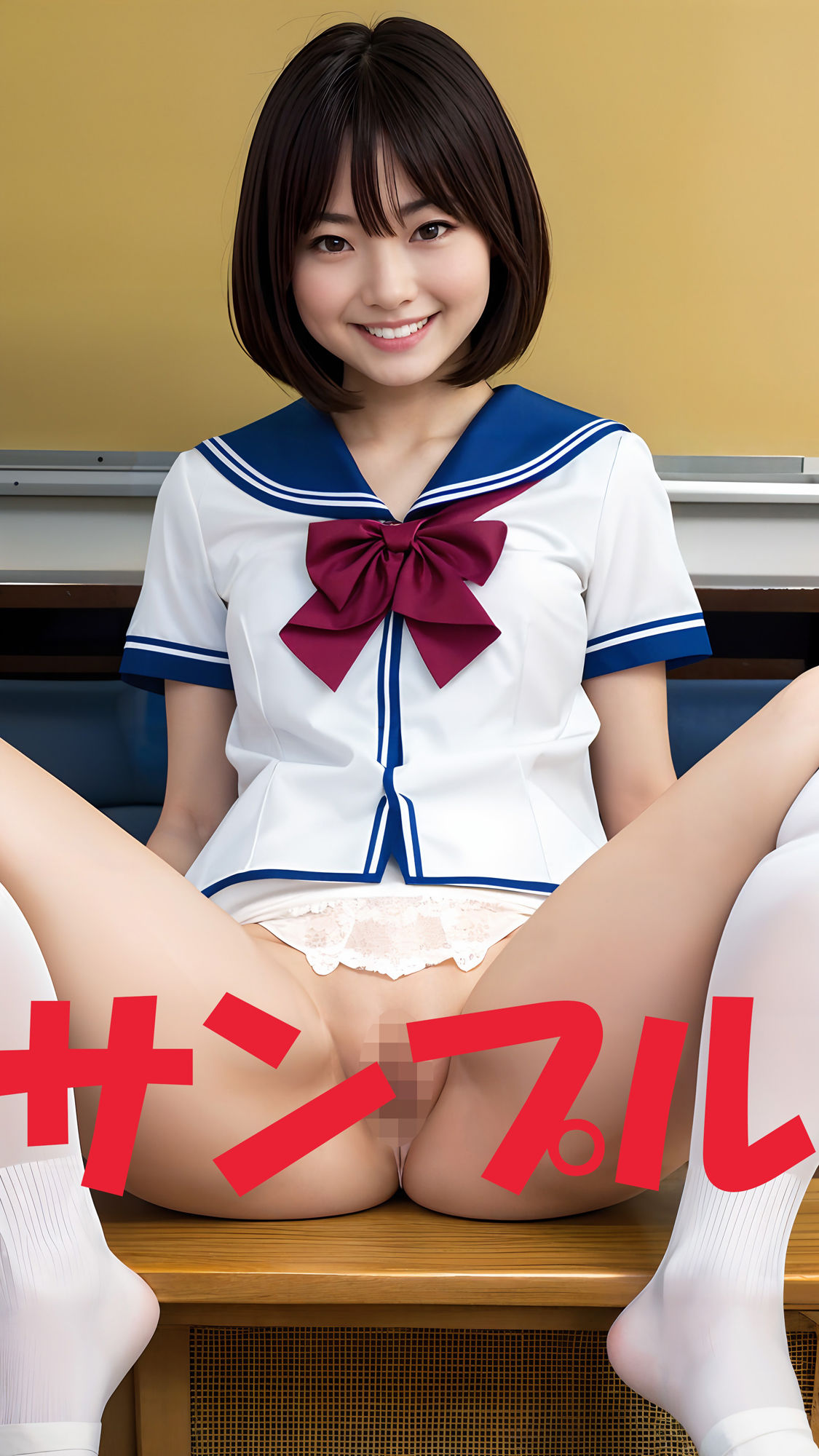 サンプル画像6:4K画質！全員18歳！拘りのM字開脚！第1弾＜教室であの子のあそこが見たい！＞(春海屋) [d_392534]