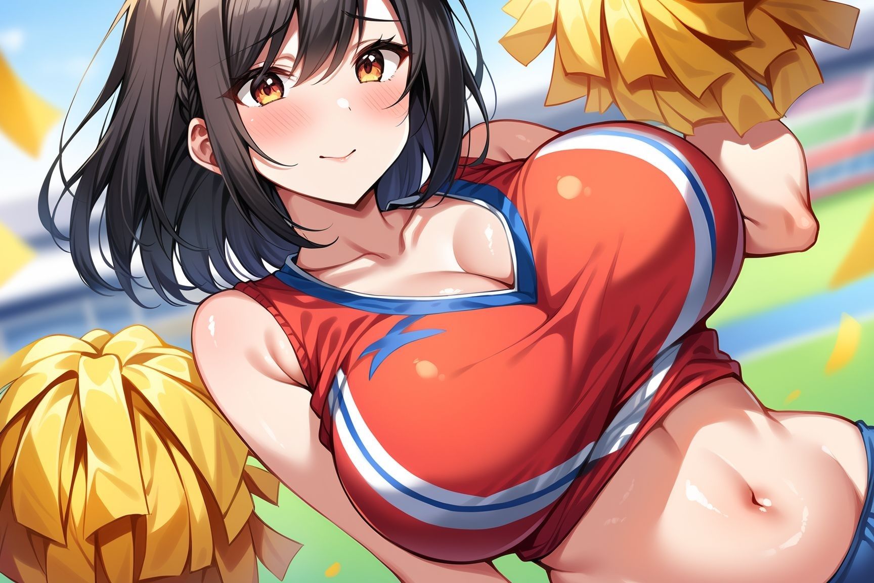 サンプル画像1:チアガール SEXで応援(パンツ泥棒) [d_392658]