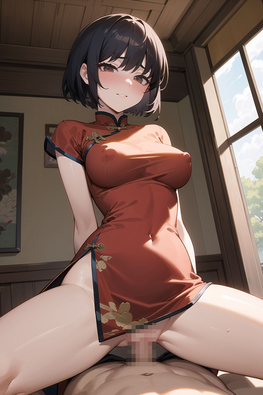 サンプル画像2:強●ご奉仕チャイナドレス娘(猫PS) [d_392738]