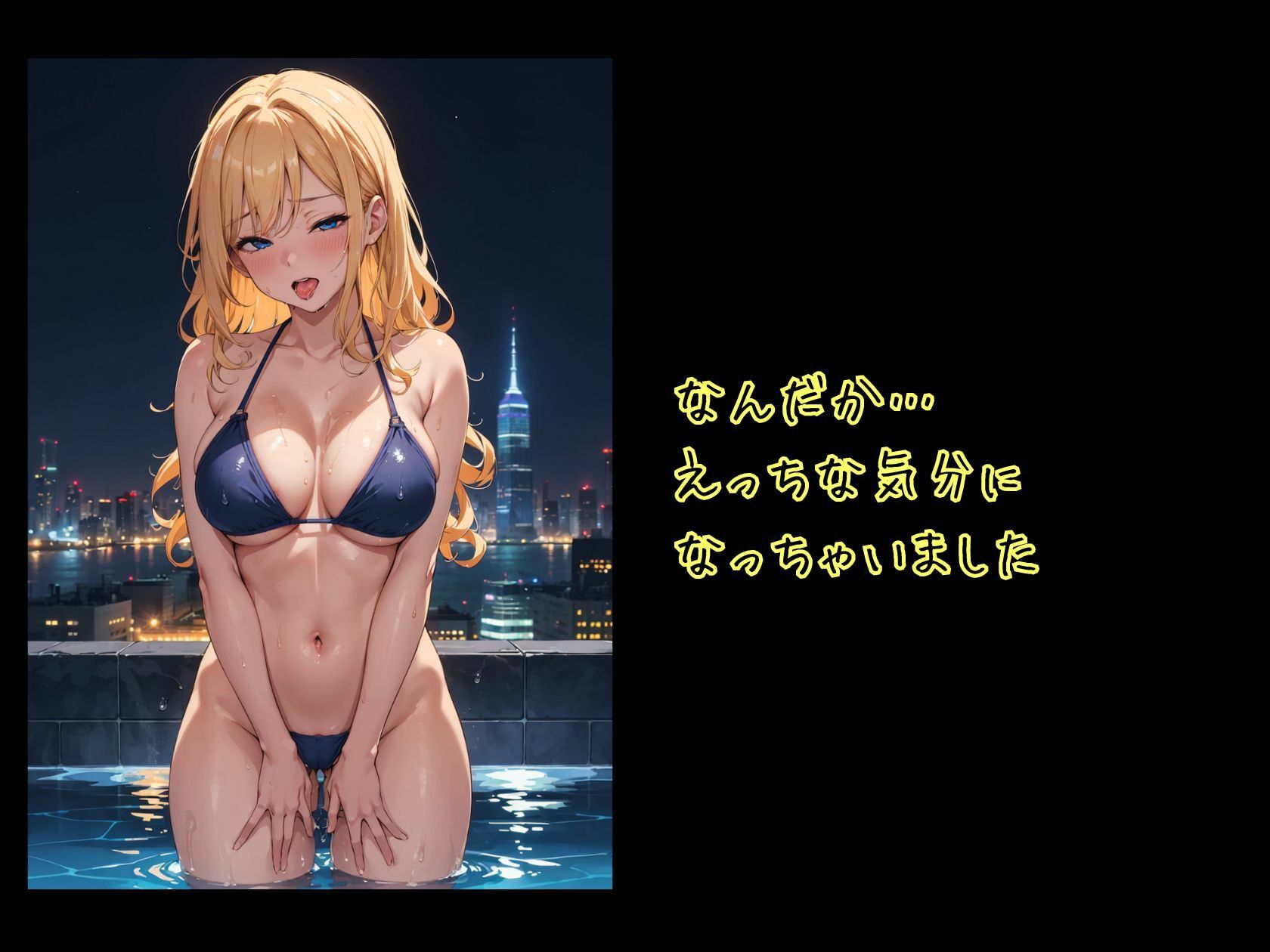 サンプル画像6:ハニートラップ ぶっかけ用CG集 全裸プール編(はちみつ本舗) [d_392753]