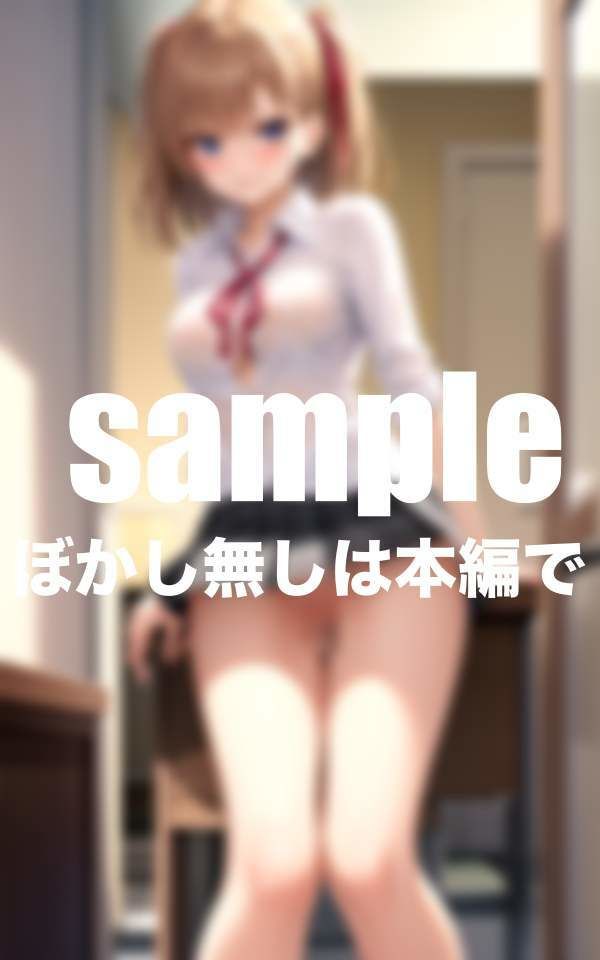 サンプル画像3:クラスメイトはノーパン見せつけ痴女(高画質クオリティLABO) [d_392772]