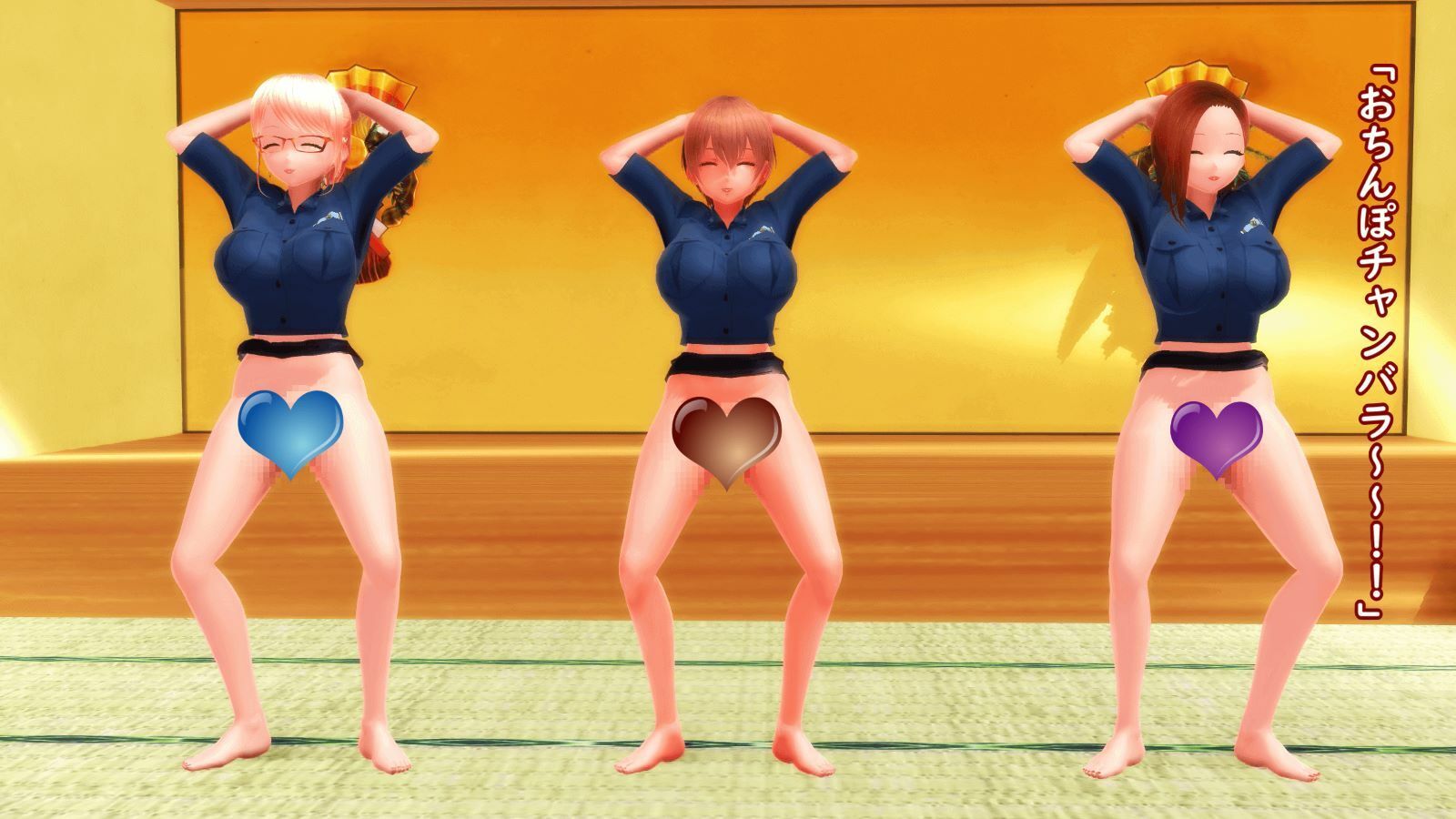 サンプル画像2:【ふたなり淫語】チンプラガールズのコスプレ宴会芸（通常版）(JOKERのアトリエ) [d_392796]