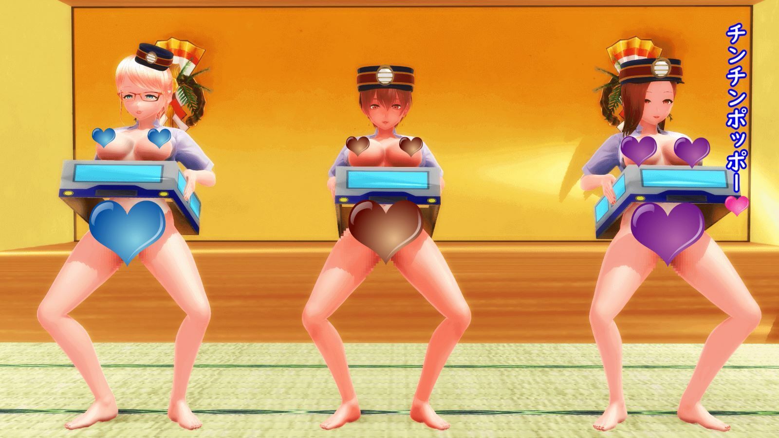 サンプル画像4:【ふたなり淫語】チンプラガールズのコスプレ宴会芸（通常版）(JOKERのアトリエ) [d_392796]