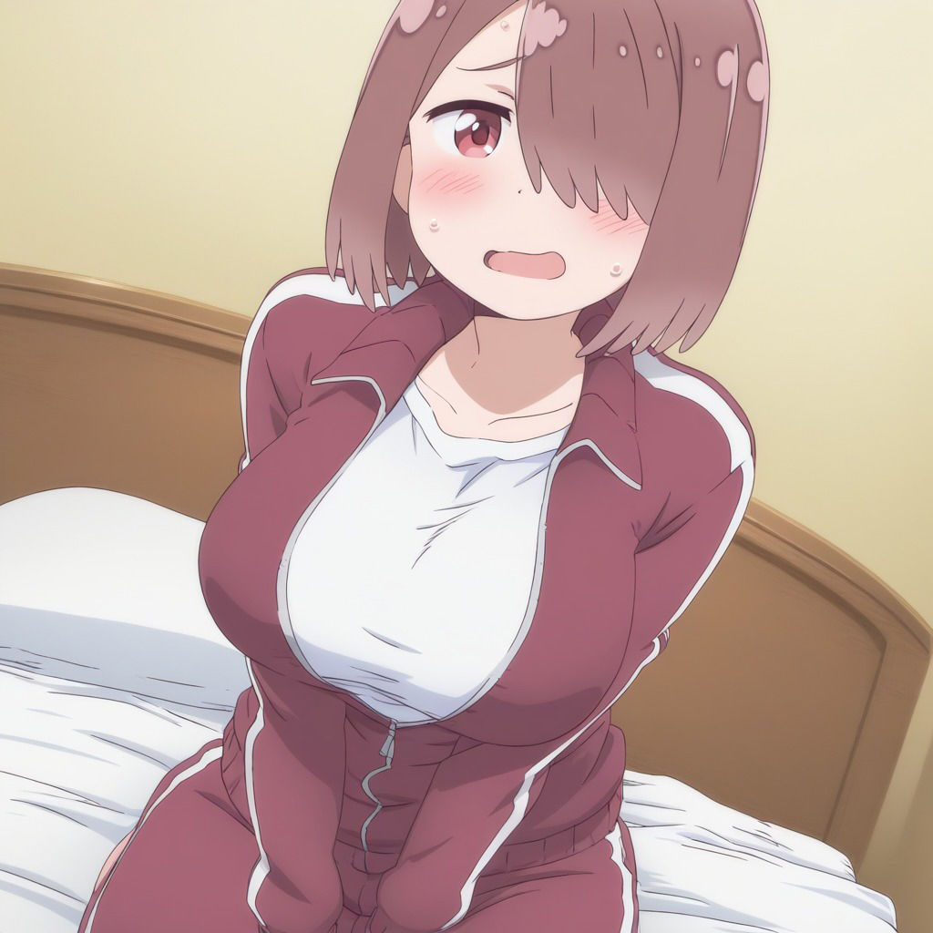 サンプル画像2:ジャージ女に種付けしてみた(春画商人) [d_392833]