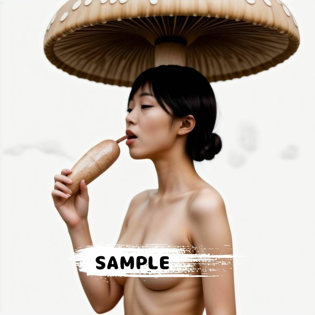 サンプル画像3:新発見！きのこ女子図鑑(おんぎぁ) [d_392834]