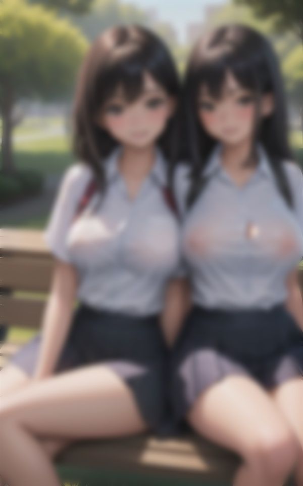 サンプル画像3:清楚系JKが公園で大胆露出〜エッチなことしてみたい！(えちえち見放題) [d_392851]