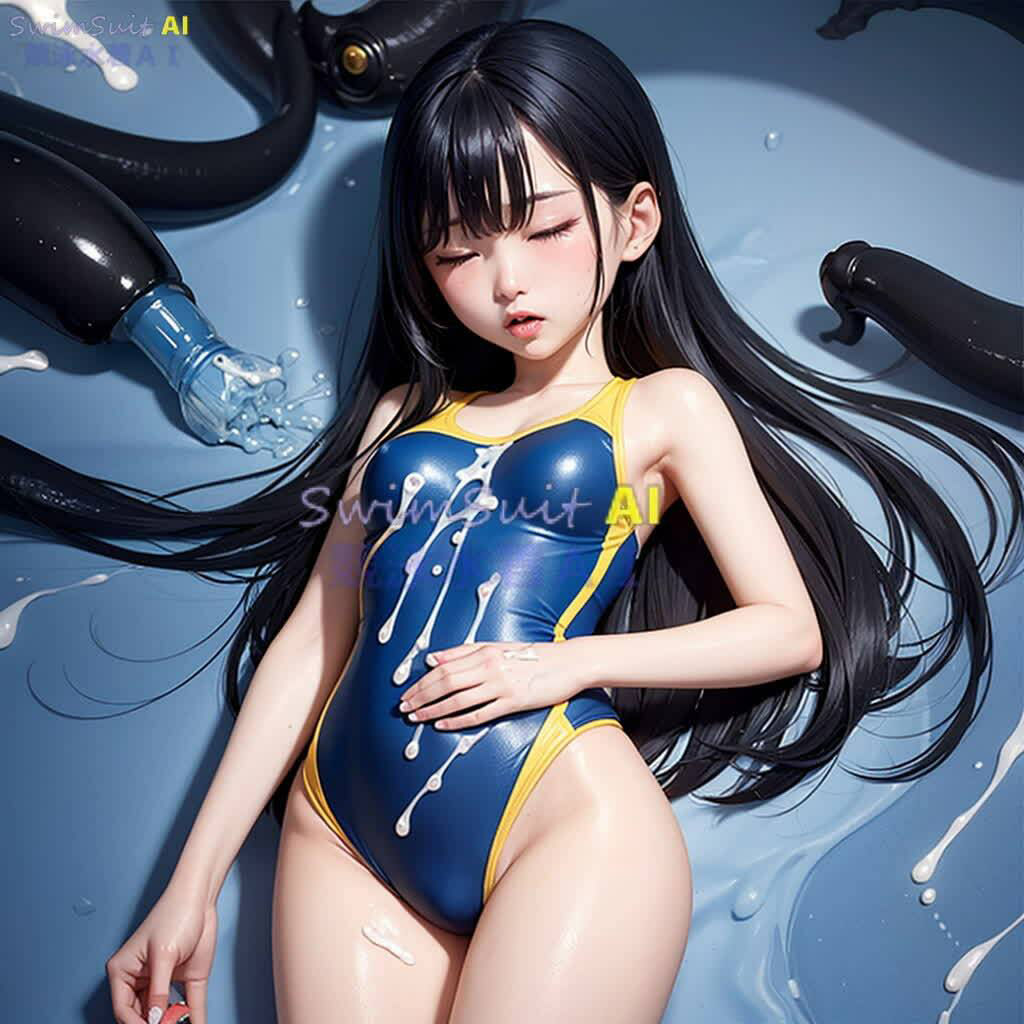 サンプル画像1:競泳水着触手3【触手まみれ編】(バスターデュエル) [d_392912]