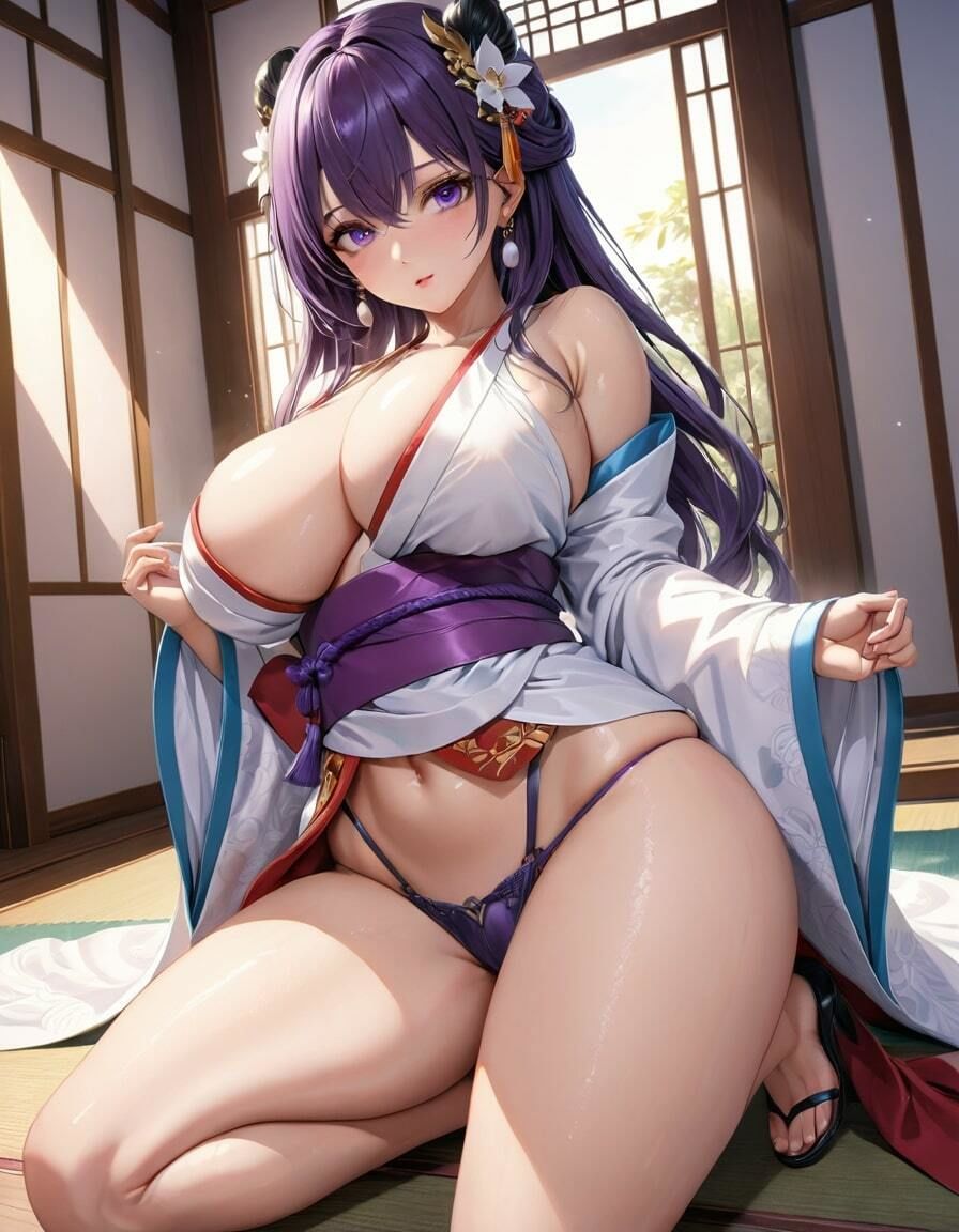 サンプル画像1:清楚な和服美女たちの爆乳展覧会(lizeton-ai-doll) [d_393087]