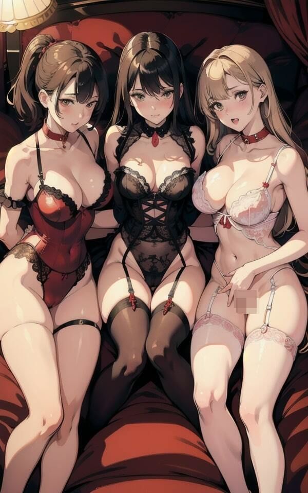 サンプル画像3:モデル美女のハレンチな写真撮影 こんな衣装・・・恥ずかしいです(下着で妄想) [d_393135]