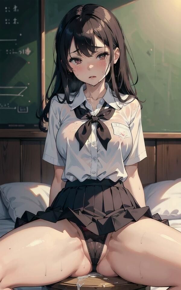 サンプル画像1:失禁処女 M字開脚 147P(妄想日和) [d_393154]