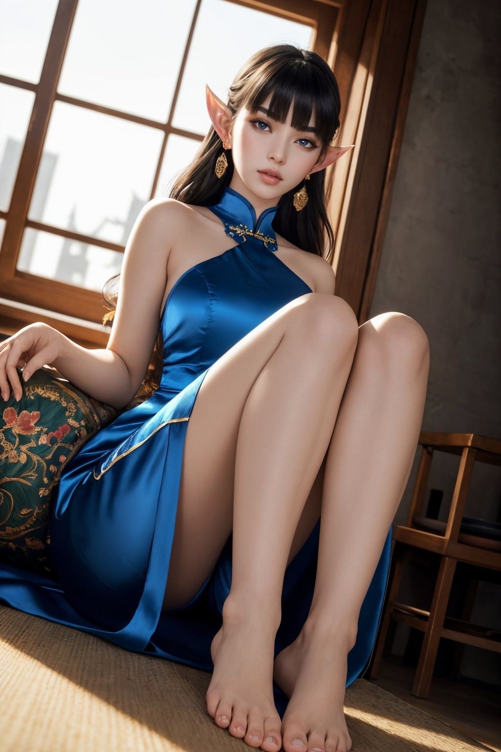 サンプル画像1:エルフとチャイナドレス Vol.2(Bokkemon) [d_393169]