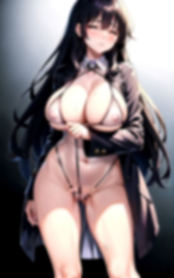 サンプル画像1:恥ずかしがり屋の爆乳発情お姉さん記録集90枚(AI アイドル) [d_393204]