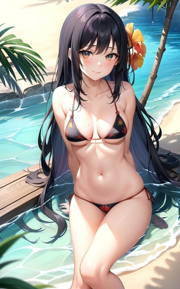 サンプル画像1:可愛すぎるビキニ女子2(AIrobo) [d_393232]