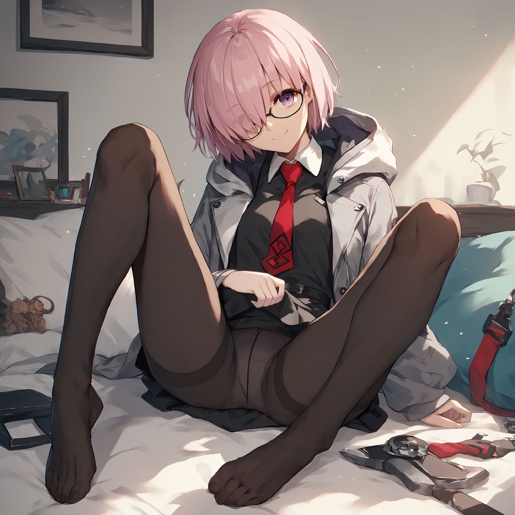 サンプル画像2:マシュっぽいえっちCG集(BananAIのえっちCG集) [d_393257]