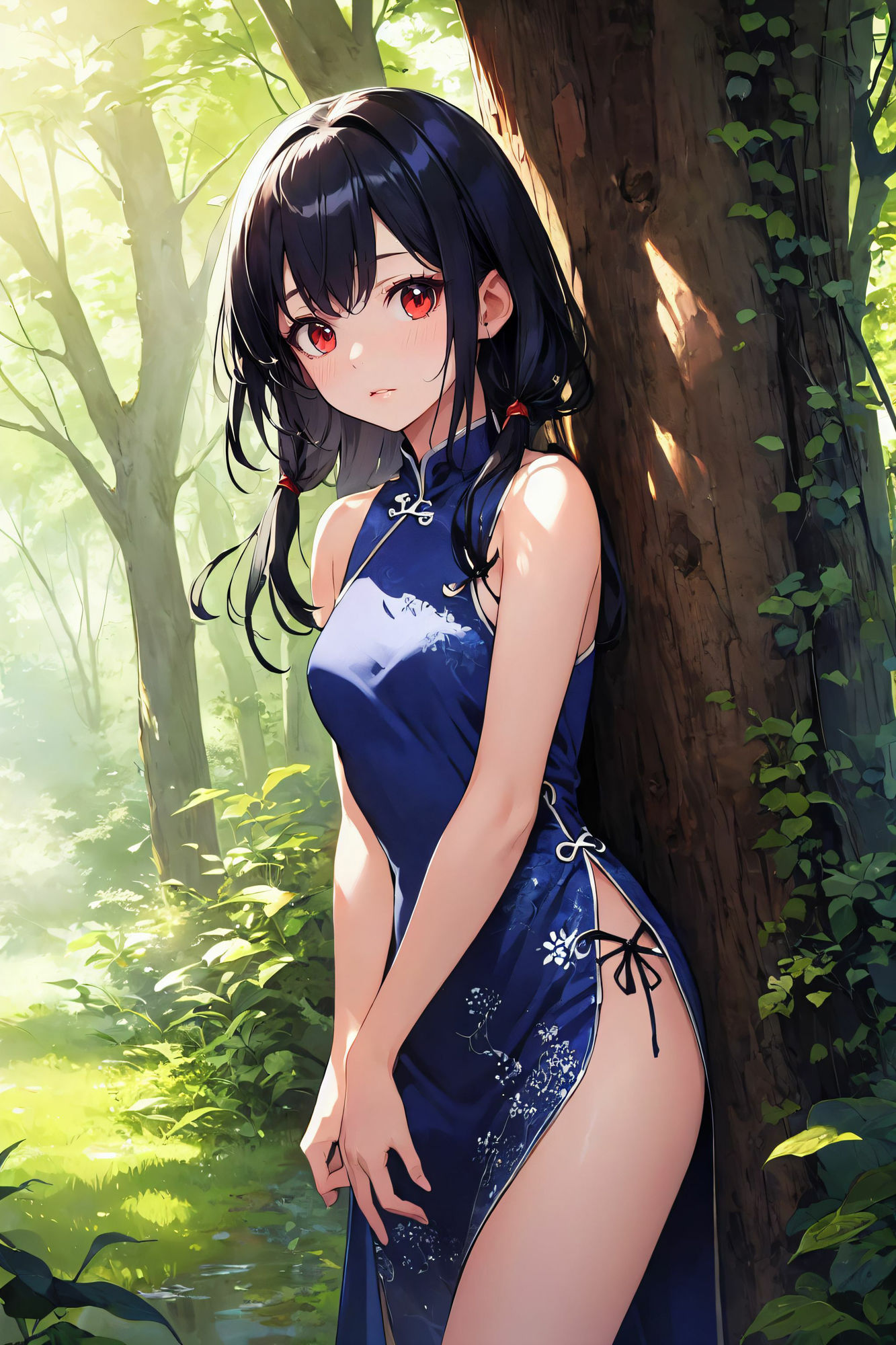 サンプル画像2:AIアイドル写真集黒木朱音（アカネ）民族衣装(きゅりうむ) [d_393262]