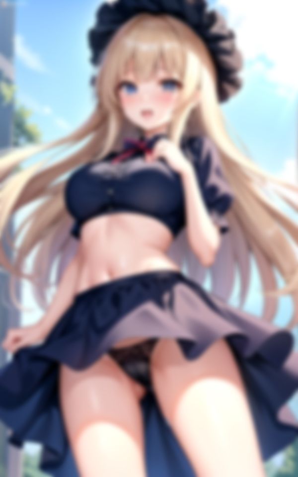 サンプル画像1:アイドル達の汗で染みたパンツの匂い(愛撫センサー) [d_393265]