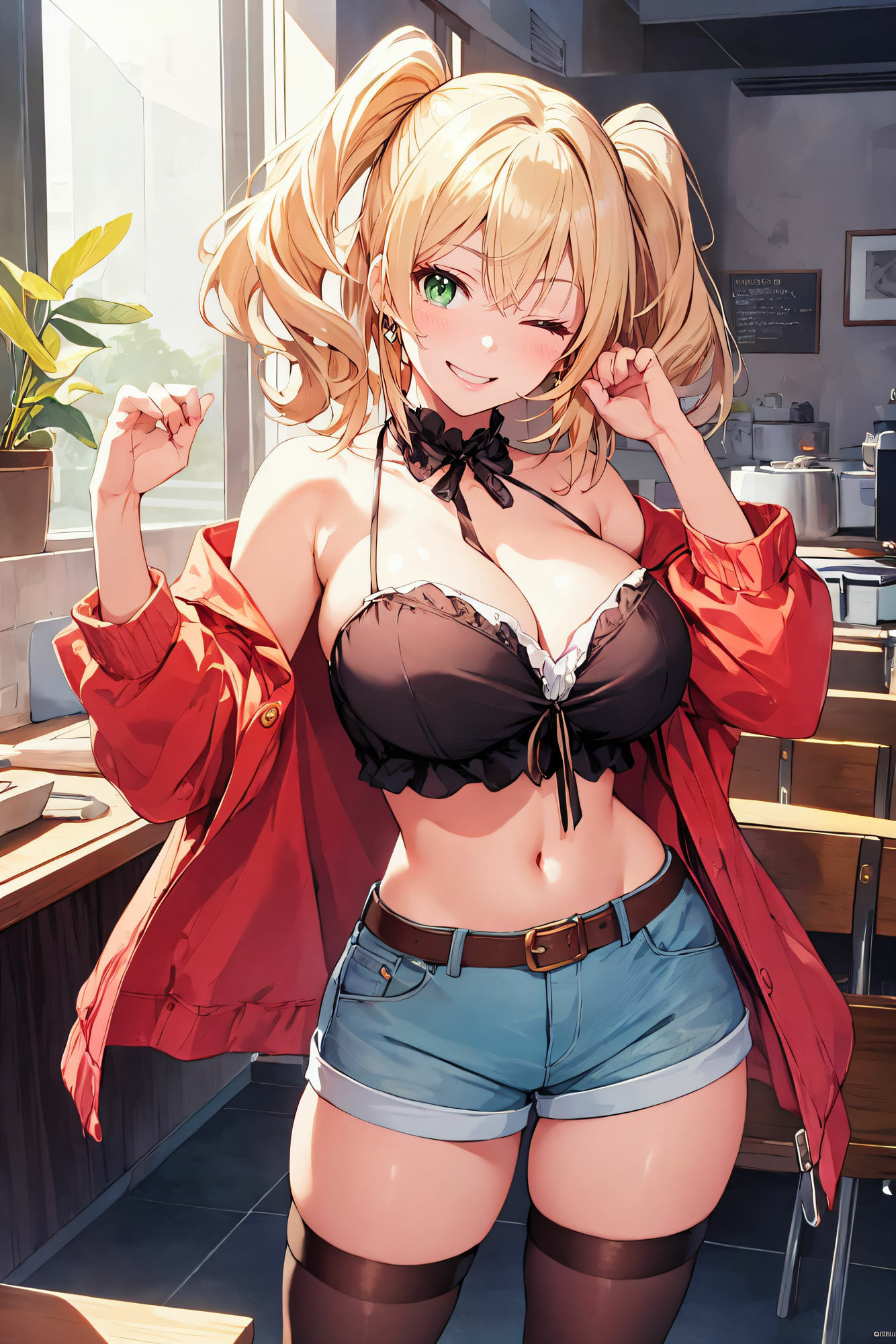 サンプル画像4:AIアイドル写真集 金代鈴華（スズカ）ファッション(カリホルニウム) [d_393268]