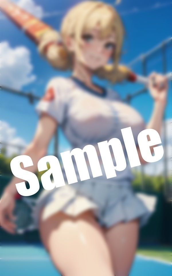 サンプル画像1:巨乳テニス女子からテニスのお誘い〜テニスの後は乳首攻め(えちえち見放題) [d_393286]