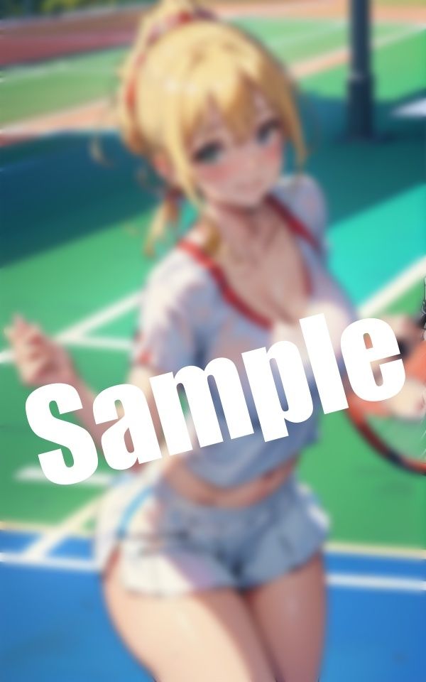 サンプル画像3:巨乳テニス女子からテニスのお誘い〜テニスの後は乳首攻め(えちえち見放題) [d_393286]