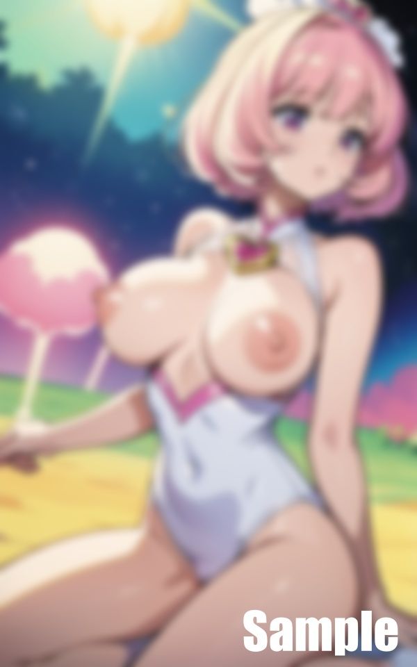 サンプル画像1:昭和風キラキラアイドル(にゃっと) [d_393341]