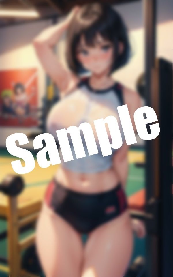 サンプル画像2:ジムで美女が誘惑〜「私とここで〇〇〇しませんか？」(えちえち見放題) [d_393372]