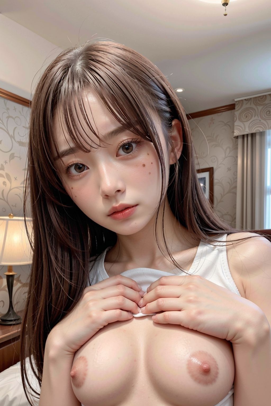 サンプル画像3:淫乱マドンナ！田舎のエロギャルにぶっかけ大放出！！(風音坂47) [d_393375]