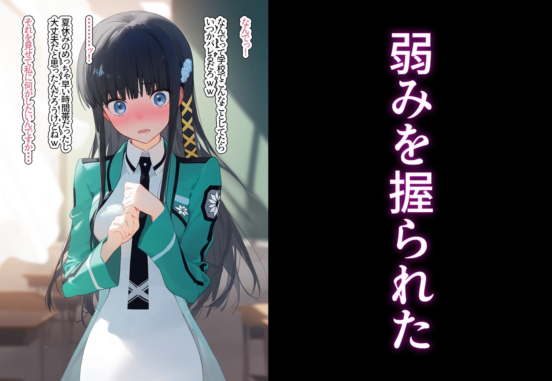 サンプル画像3:完堕ち！？寝取り物語〜弱みを握られたヒロイン達〜 司波◯雪の場合(XXXガール) [d_393413]