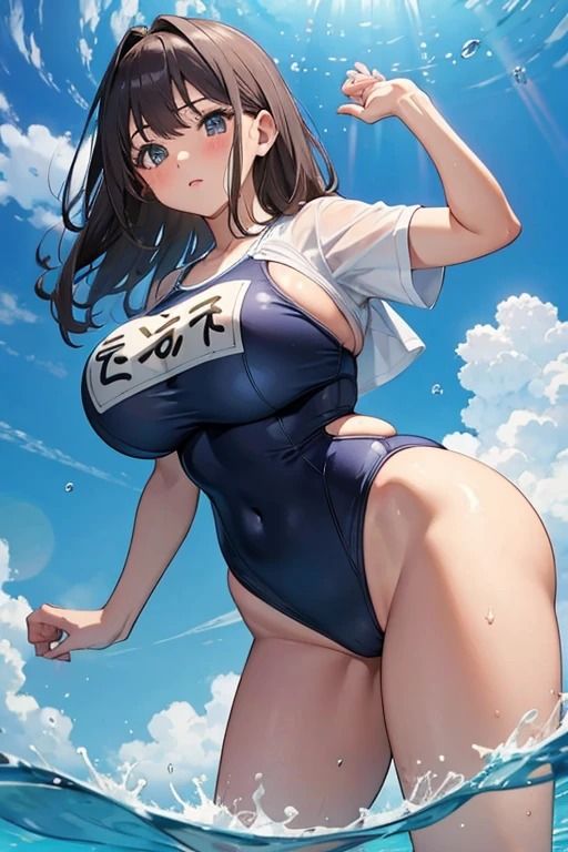 サンプル画像5:競泳水着催●女子写真集1(AI dreamer) [d_393445]