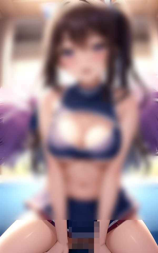 サンプル画像1:【騎乗位】チアガールで生挿入=素人アニ女100人=(すけべ美女研究室) [d_393465]