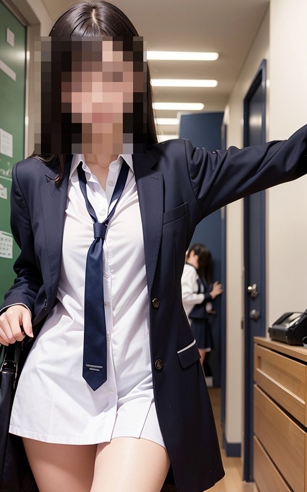 サンプル画像1:体操服を取りに教室に戻ったら女子達が脱いでた(NARU) [d_393493]