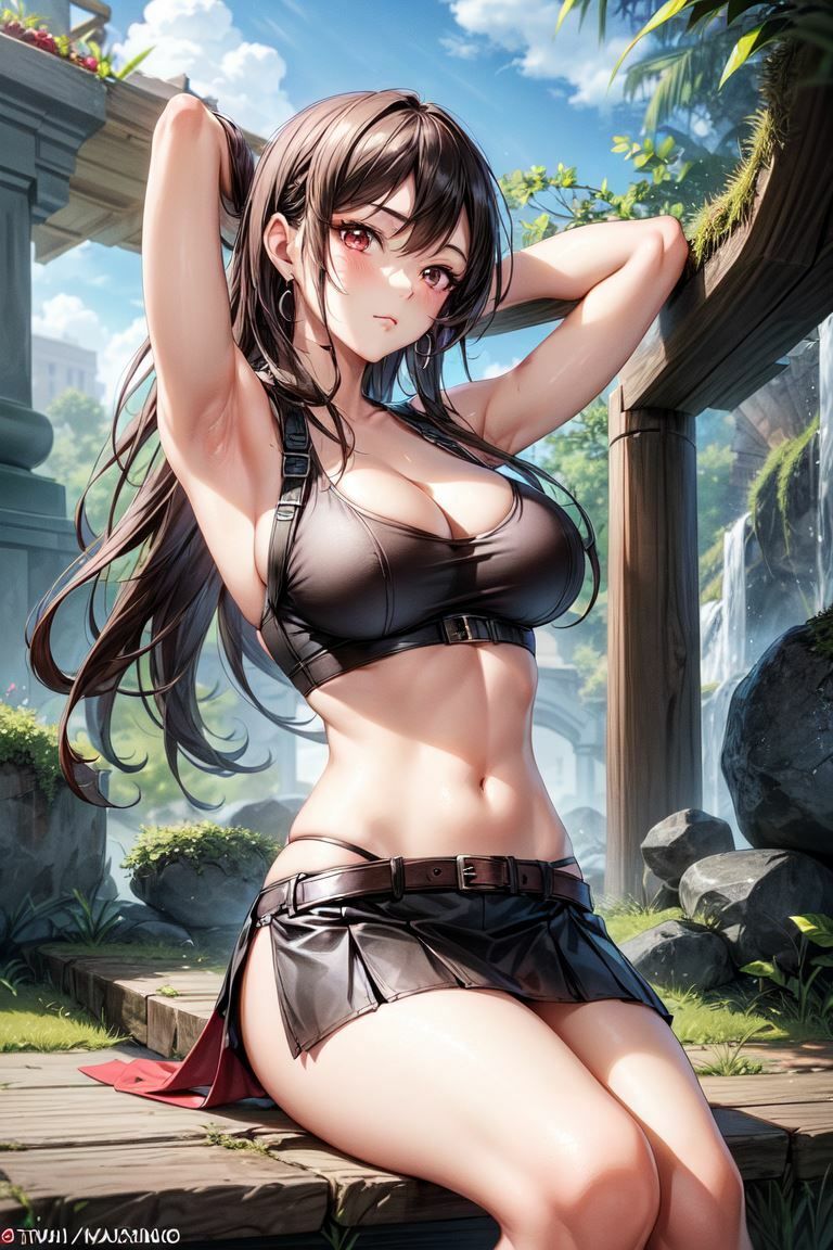 サンプル画像1:ティファさんのイラスト集 〜はち切れんばかりの豊乳〜(ラブリーパンチ（パロディ）) [d_393615]