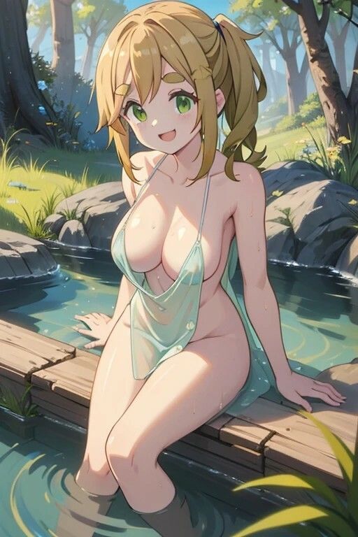 サンプル画像1:あおいちゃんとゆるゆるキャンプ 夏の巻(とろとろ本舗) [d_393789]