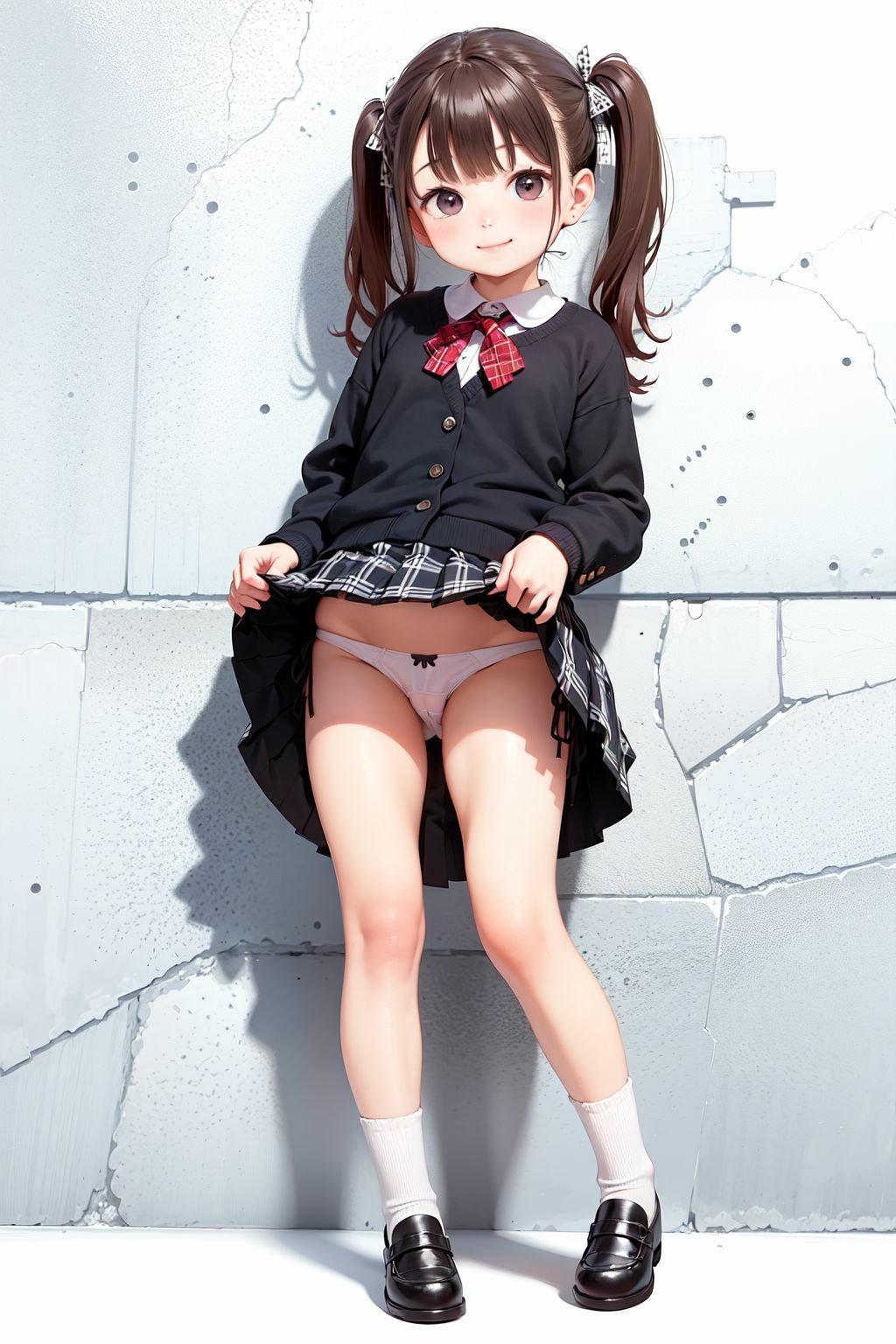 サンプル画像3:制服女子のおっぱいとおまんこ 「視姦、させてもらってイイですか？」(ふぁい) [d_393803]