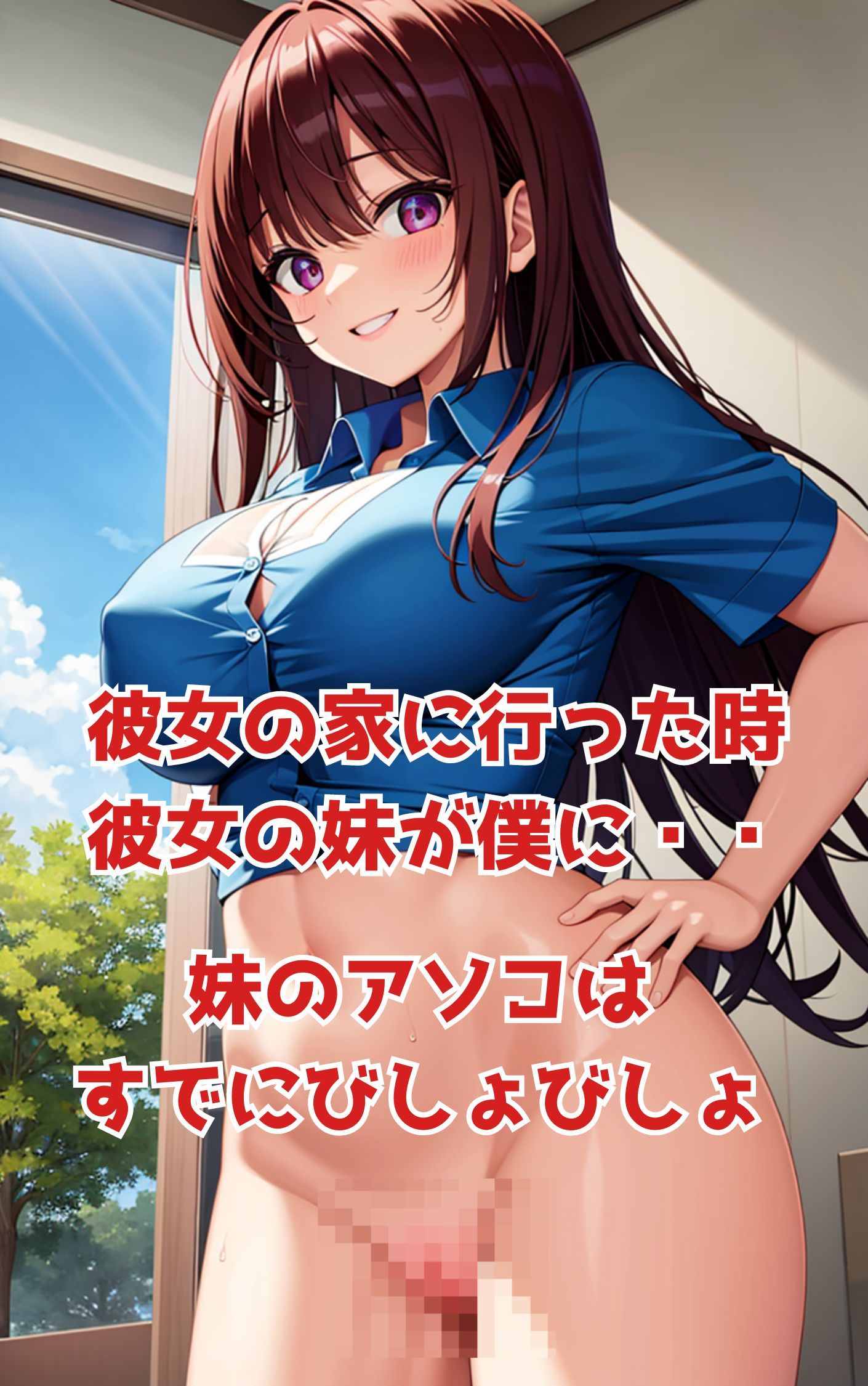 サンプル画像1:彼女の妹に寝取られる(KIO) [d_393858]