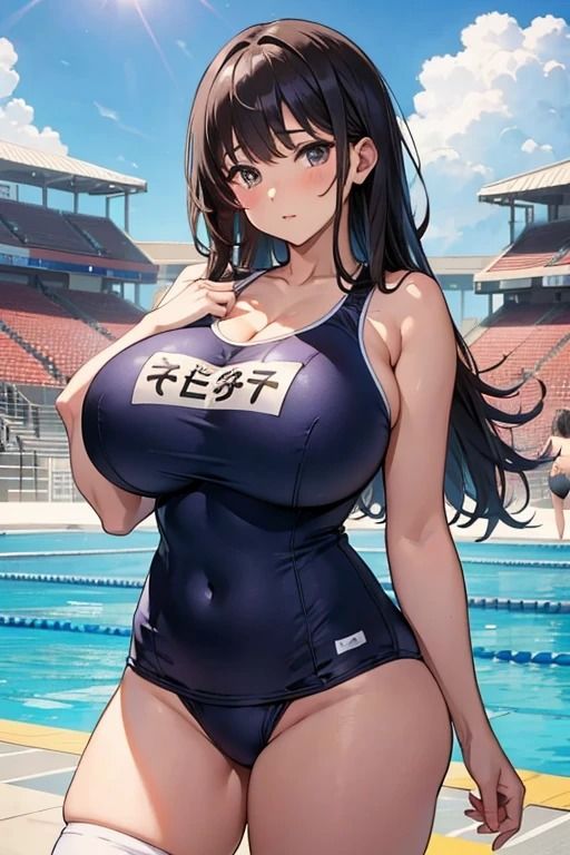 サンプル画像2:競泳水着催●女子写真集2 〜お尻中心CG集編〜(fundreamer) [d_393899]