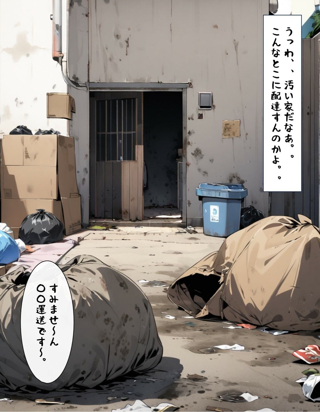 サンプル画像2:汚部屋の痴女とくっさいくっさい濃厚エッチヤリまくる話(ペリカンサークル) [d_393941]