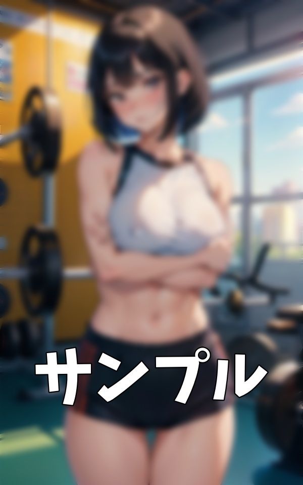 サンプル画像1:近所のジムでGカップ不倫！結婚前にダイエットする美女と出会い衝撃の不倫・・・(突撃汁男) [d_393987]