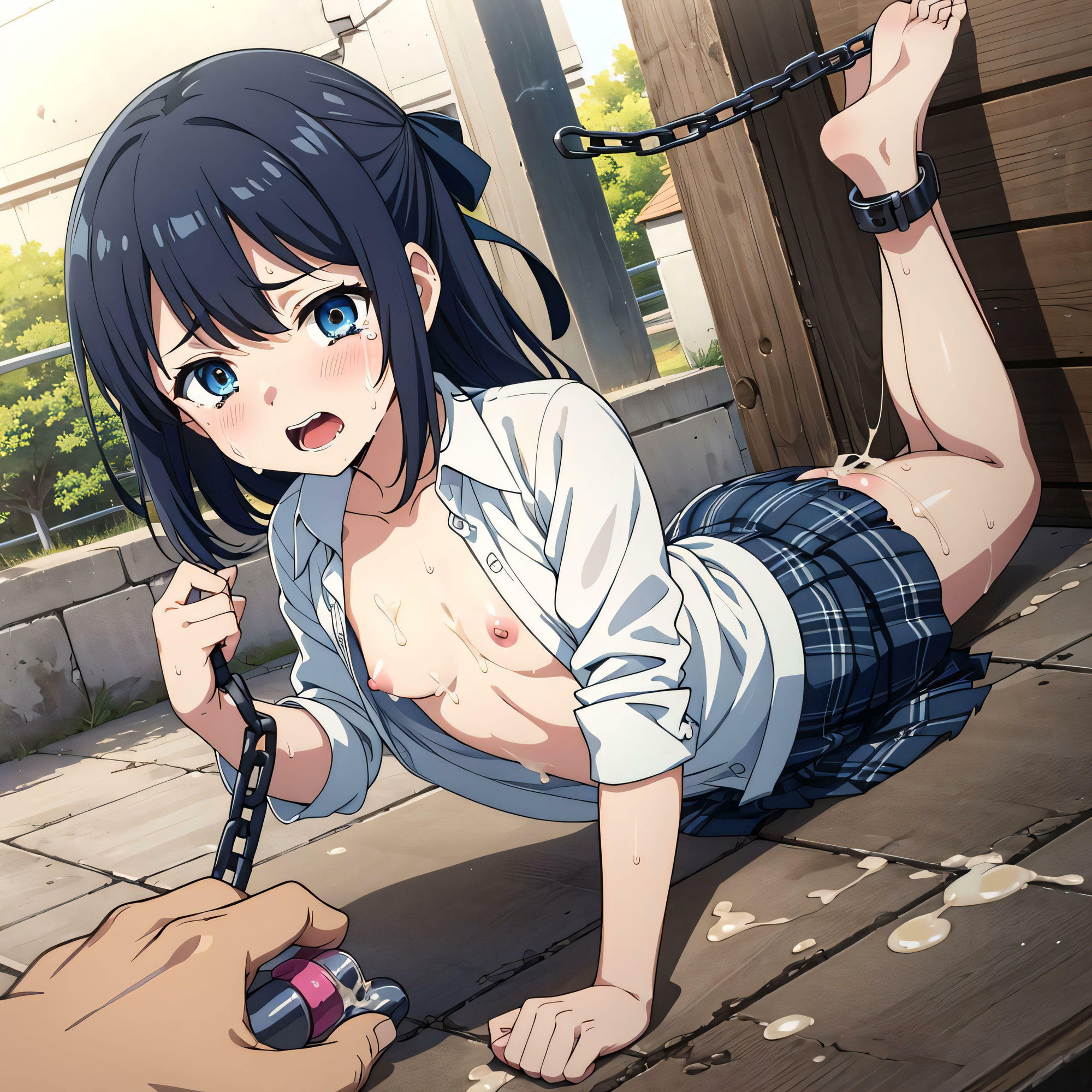 サンプル画像1:肉便器の銀(つるぺた戦士) [d_394039]